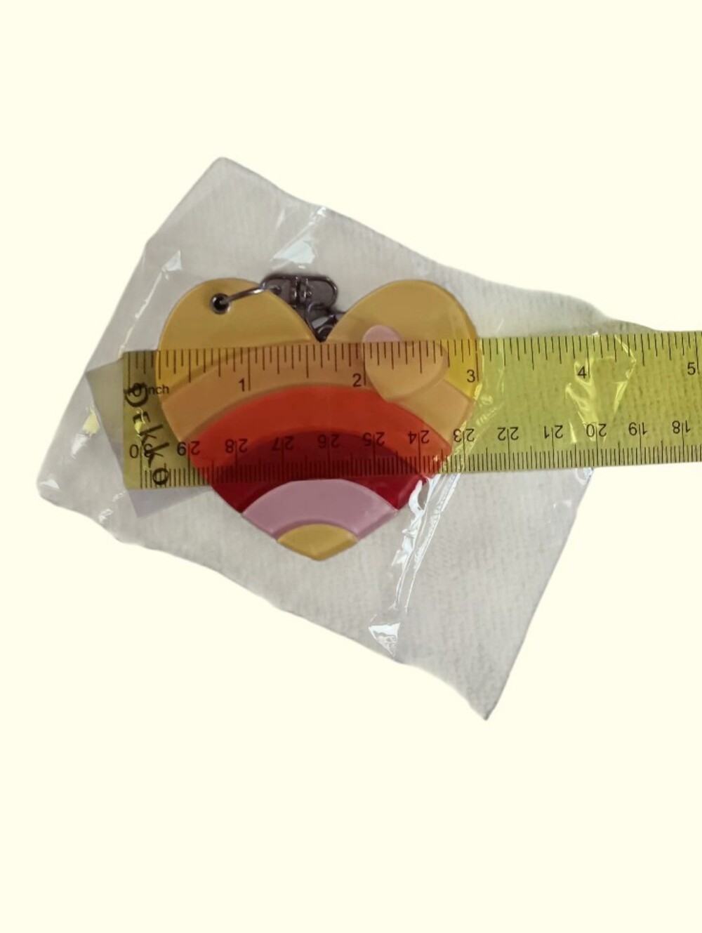 Rainbow Heart Keychain - Picture 4 of 9